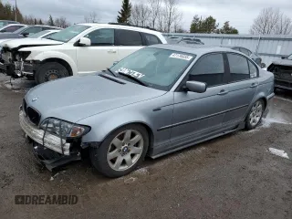 2004 BMW 3 Series 325i with VIN WBAEV33434KR35625, listed as a Copart auction lot 47176655 with 296,490 mi miles and Clean Title. Bid and sale history available at carsss.com. Image 1.