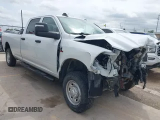 2024 Ram 2500 Tradesman with VIN 3C6UR5HLXRG139877, listed as a IAAI auction lot 42110078 with 53,839 mi miles. Bid and sale history available at carsss.com. Image 1.