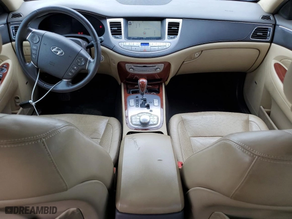 2013 Hyundai Genesis 3.8L with VIN KMHGC4DDXDU223649, listed as a Copart auction lot 51178495 with 182,237 mi miles and Salvage Title. Bid and sale history available at carsss.com. Image 8.