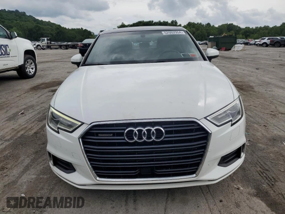2017 Audi A3 Sedan Premium with VIN WAUB8GFF5H1027798, listed as a Copart auction lot 62002954 with 118,892 mi miles and Salvage Title. Bid and sale history available at carsss.com. Image 5.