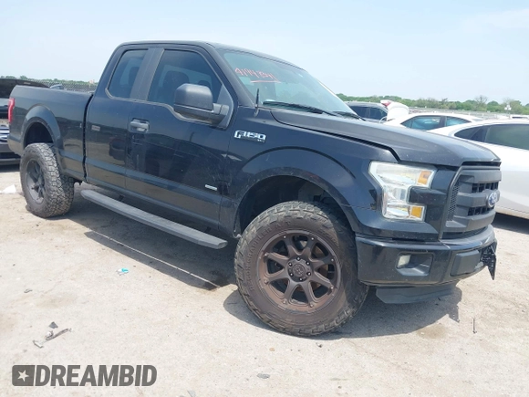 2015 Ford F-150 XL with VIN 1FTEX1CP7FKE54582, listed as a IAAI auction lot 41948341 with 126,309 mi miles and . Bid and sale history available at DreamBid. Image 1.