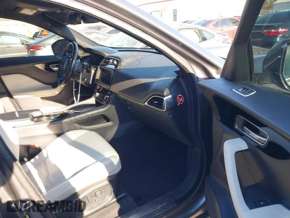 2017 Jaguar F-Pace 35t Prestige with VIN SADCK2BV8HA897199, listed as a IAAI auction lot 41315172 with 77,348 mi miles and . Bid and sale history available at DreamBid. Image 5.