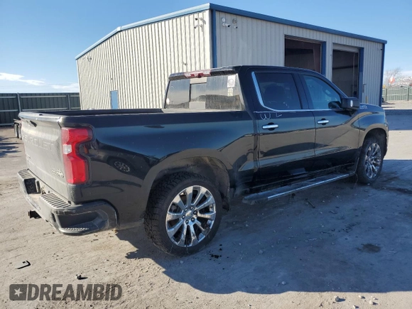 2021 Chevrolet Silverado 1500 High Country with VIN 3GCUYHET7MG234553, listed as a Copart auction lot 43255345 with 0 mi miles and Salvage Title. Bid and sale history available at carsss.com. Image 3.