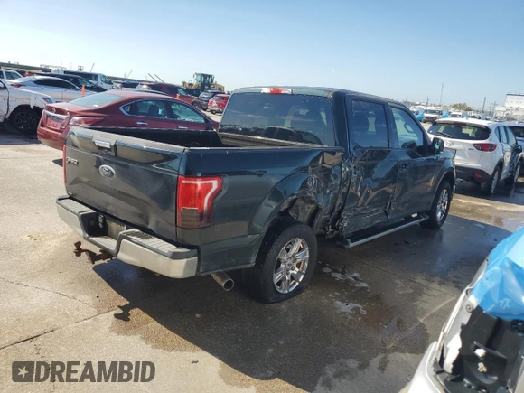2016 Ford F-150 XL with VIN 1FTEW1CP5GFB81445, listed as a Copart auction lot 50538515 with 133,761 mi miles and Salvage Title. Bid and sale history available at carsss.com. Image 3.