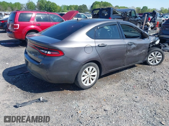 2015 Dodge Dart Aero with VIN 1C3CDFDH3FD422905, listed as a IAAI auction lot 41981924 with 126,171 mi miles. Bid and sale history available at carsss.com. Image 4.
