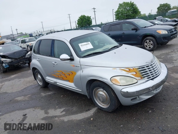 2002 Chrysler PT Cruiser with VIN 3C4FY48B12T207129, listed as a IAAI auction lot 42184699 with 95,377 mi miles. Bid and sale history available at carsss.com. Image 1.