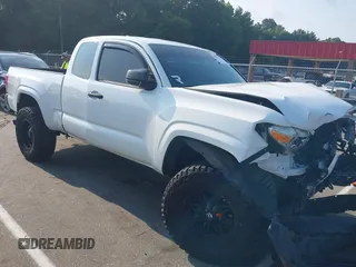 2018 Toyota Tacoma SR with VIN 5TFRX5GN2JX111806, listed as a IAAI auction lot 42551196 with 95,421 mi miles and . Bid and sale history available at DreamBid. Image 1.