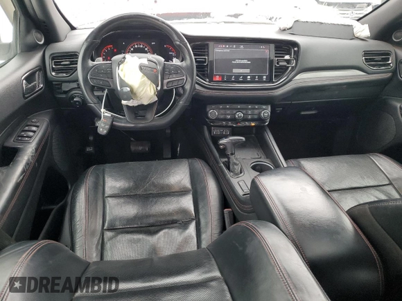 2021 Dodge Durango R/T with VIN 1C4SDJCT7MC848471, listed as a Copart auction lot 88320015 with 57,104 mi miles and Salvage Title. Bid and sale history available at DreamBid. Image 8.