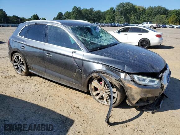 2018 Audi SQ5 Premium Plus with VIN WA1A4AFY9J2019836, listed as a Copart auction lot 73639304 with 59,283 mi miles and Salvage Title. Bid and sale history available at DreamBid. Image 4.