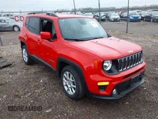 2019 Jeep Renegade Latitude with VIN ZACNJABB7KPK32693, listed as a IAAI auction lot 41942677 with 53,114 mi miles and . Bid and sale history available at DreamBid. Image 1.