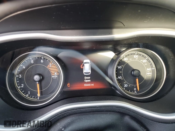 2018 Jeep Cherokee Overland with VIN 1C4PJMJX5JD558242, listed as a Copart auction lot 77577254 with 55,440 mi miles and Salvage Title. Bid and sale history available at carsss.com. Image 9.