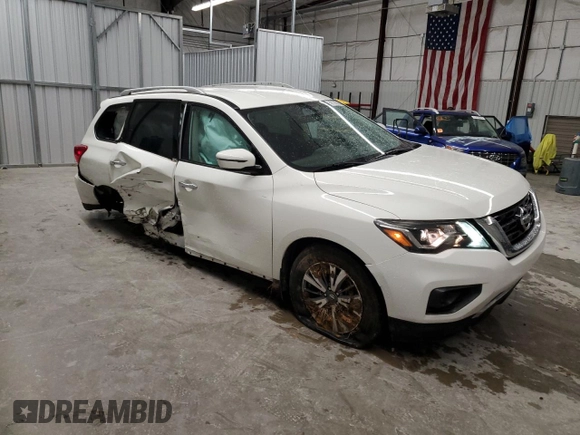 2017 Nissan Pathfinder S z VIN 5N1DR2MM0HC622863, wystawiony jako Copart lot #52114595 z przebiegiem 122 017 mil mil oraz Szkoda całkowita • Salvage title. Historia ofert i sprzedaży dostępna na DreamBid. Obrazek 4.