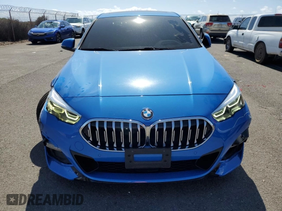 2021 BMW 2 Series 228i with VIN WBA53AK06M7J20167, listed as a Copart auction lot 44247265 with 25,470 mi miles and Salvage Title. Bid and sale history available at carsss.com. Image 5.