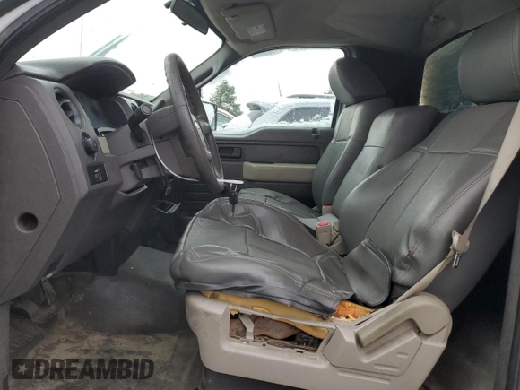 2009 Ford F-150 XL with VIN 1FTPF12V39KC05843, listed as a Copart auction lot 44594395 with 114,521 mi miles and Salvage Title. Bid and sale history available at carsss.com. Image 7.