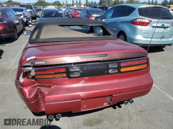 1994 Nissan 300ZX z VIN JN1RZ27D5RX010824, wystawiony jako Copart lot #71235024 z przebiegiem 93 564 mil mil oraz Szkoda całkowita • Salvage title. Historia ofert i sprzedaży dostępna na DreamBid. Obrazek 6.