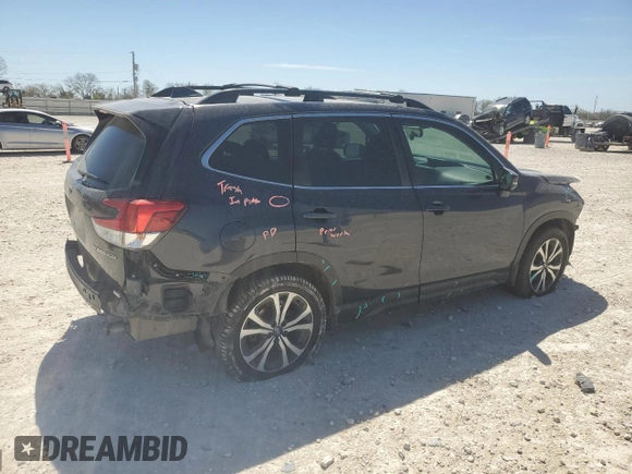 2019 Subaru Forester Limited with VIN JF2SKAUC6KH460816, listed as a Copart auction lot 49325805 with 101,363 mi miles and Salvage Title. Bid and sale history available at carsss.com. Image 3.