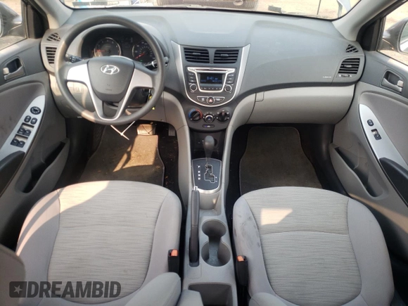 2017 Hyundai Accent SE with VIN KMHCT4AE8HU292258, listed as a Copart auction lot 58053353 with 26,635 mi miles. Bid and sale history available at carsss.com. Image 8.