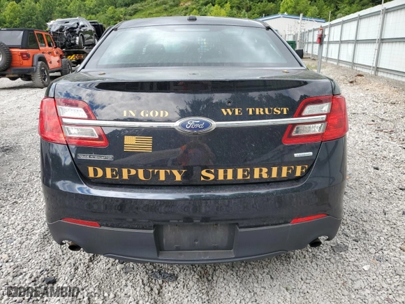 2016 Ford Sedan Police Interceptor with VIN 1FAHP2MT2GG117875, listed as a Copart auction lot 62485114 with 95,097 mi miles and Salvage Title. Bid and sale history available at carsss.com. Image 6.