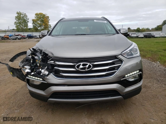 2018 Hyundai Santa Fe Sport Limited with VIN 5XYZUDLA4JG549784, listed as a Copart auction lot 70005283 with 47,686 mi miles. Bid and sale history available at carsss.com. Image 5.