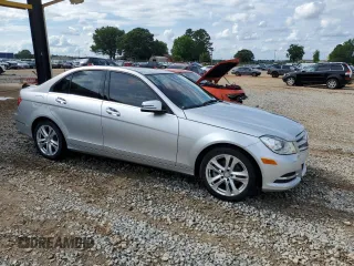 2014 Mercedes-Benz C 250 Sport with VIN WDDGF4HB1EA950028, listed as a Copart auction lot 58206825 with 105,523 mi miles and Salvage title. Bid and sale history available at DreamBid. Image 4.