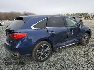 2020 Acura MDX w/Technology Pkg with VIN 5J8YD4H50LL010949, listed as a Copart auction lot 50454365 with 32,465 mi miles and Salvage Title. Bid and sale history available at carsss.com. Image 3.