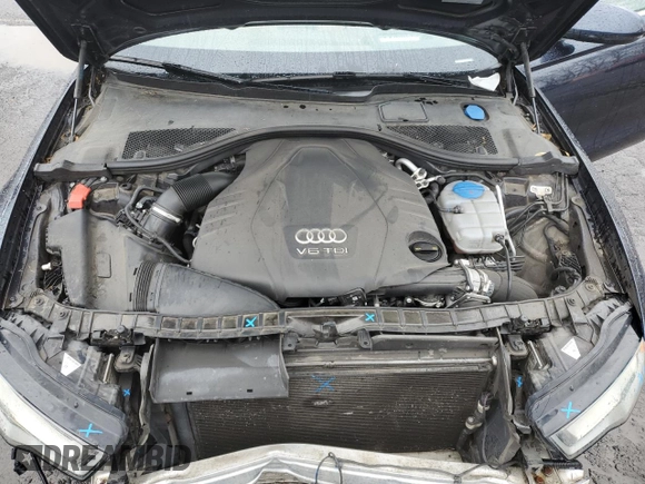 2015 Audi A6 3.0L TDI Prestige with VIN WAUHMAFC4FN029833, listed as a Copart auction lot 49511875 with 123,963 mi miles and Salvage Title. Bid and sale history available at carsss.com. Image 11.