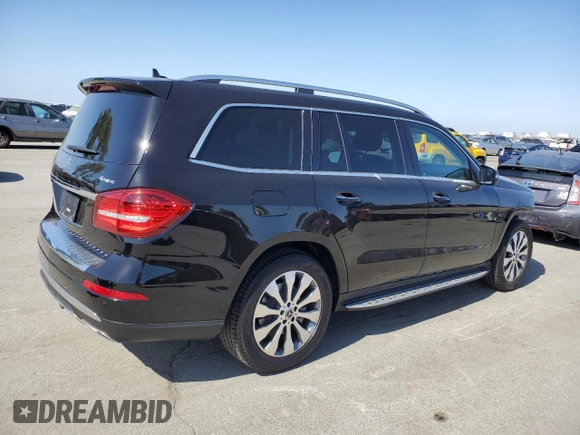 2019 Mercedes-Benz GLS 450 with VIN 4JGDF6EE7KB223324, listed as a Copart auction lot 57845215 with 38,725 mi miles and Salvage title. Bid and sale history available at DreamBid. Image 3.