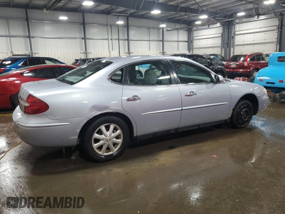 2005 Buick LaCrosse CX z VIN 2G4WC532151340762, wystawiony jako Copart lot #56986835 z przebiegiem 191 226 mil mil oraz Szkoda całkowita • Salvage title. Historia ofert i sprzedaży dostępna na DreamBid. Obrazek 3.