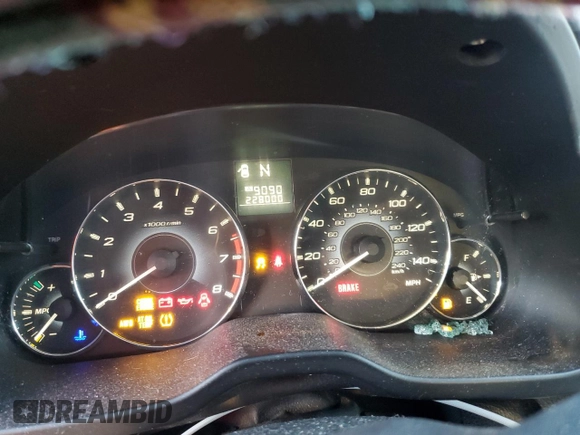 2010 Subaru Legacy Premium with VIN 4S3BMCE69A3232463, listed as a Copart auction lot 84881294 with 228,000 mi miles and Salvage title. Bid and sale history available at DreamBid. Image 9.