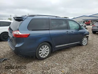 2017 Toyota Sienna XLE with VIN 5TDDZ3DC1HS175704, listed as a Copart auction lot 55289975 with 111,095 mi miles and Salvage Title. Bid and sale history available at DreamBid. Image 3.