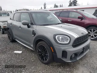 2022 MINI Countryman Cooper S with VIN WMZ83BR08N3N91662, listed as a IAAI auction lot 41949237 with 39,291 mi miles and . Bid and sale history available at DreamBid. Image 1.
