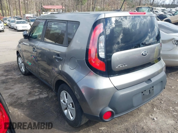 2016 Kia Soul with VIN KNDJN2A23G7397304, listed as a IAAI auction lot 41795662 with 37,494 mi miles. Bid and sale history available at carsss.com. Image 3.