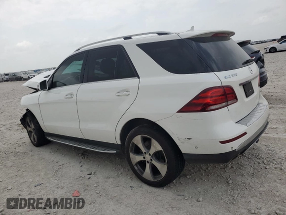 2016 Mercedes-Benz GLE 350 with VIN 4JGDA5JB7GA658779, listed as a Copart auction lot 51569725 with 129,818 mi miles and Salvage title. Bid and sale history available at DreamBid. Image 2.