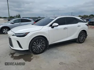 2023 Lexus RX with VIN 2T2BAMBA0PC021820, listed as a Copart auction lot 46240965 with 40,490 mi miles and Salvage Title. Bid and sale history available at carsss.com. Image 1.