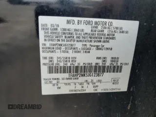 2018 Ford Police Interceptor с VIN 1FAHP2MK5JG123877, выставлен на аукционе Copart как лот 56734454 с пробегом 126 109 миль миль и Чистый • Clean title. История ставок и продаж доступна на DreamBid. Изображение 12.