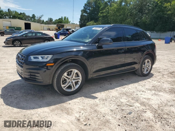 2018 Audi Q5 Premium Plus with VIN WA1BNAFY3J2059962, listed as a Copart auction lot 63822575 with 96,285 mi miles and Salvage title. Bid and sale history available at DreamBid. Image 1.