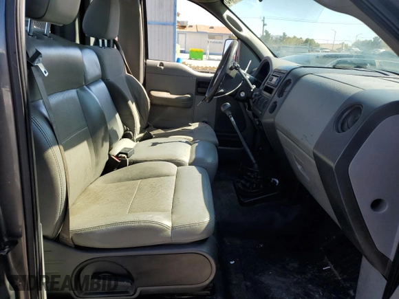 2005 Ford F-150 XL with VIN 1FTRF12225NB31581, listed as a Copart auction lot 46834445 with 201,081 mi miles and Salvage Title. Bid and sale history available at carsss.com. Image 10.