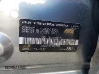 2017 Mitsubishi Lancer ES with VIN JA32V2FWXHU607656, listed as a Copart auction lot 76675844 with 126,206 mi miles and Salvage Title. Bid and sale history available at DreamBid. Image 12.
