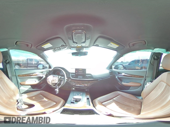 2018 Audi Q5 Premium with VIN WA1ANAFY8J2020313, listed as a Copart auction lot 54078575 with 76,133 mi miles and Salvage Title. Bid and sale history available at DreamBid. Image 15.