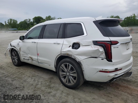 2021 Cadillac XT6 Premium Luxury with VIN 1GYKPCRS8MZ185422, listed as a Copart auction lot 56131775 with 62,043 mi miles and Salvage title. Bid and sale history available at DreamBid. Image 2.