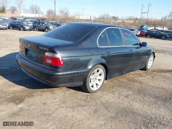2002 BMW 5 Series 525iA with VIN WBADT43442GZ95534, listed as a IAAI auction lot 41747659 with NaN miles. Bid and sale history available at carsss.com. Image 4.