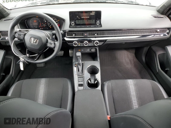 2024 Honda Civic Sport with VIN 2HGFE2F53RH592613, listed as a Copart auction lot 56556885 with 10,849 mi miles and Salvage title. Bid and sale history available at DreamBid. Image 8.