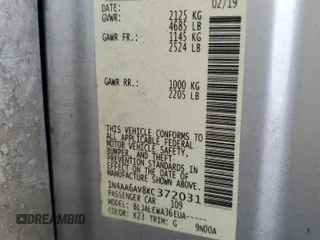 2019 Nissan Maxima SL z VIN 1N4AA6AV8KC372031, wystawiony jako Copart lot #54631325 z przebiegiem 102 361 mil mil oraz Szkoda całkowita • Salvage title. Historia ofert i sprzedaży dostępna na DreamBid. Obrazek 12.