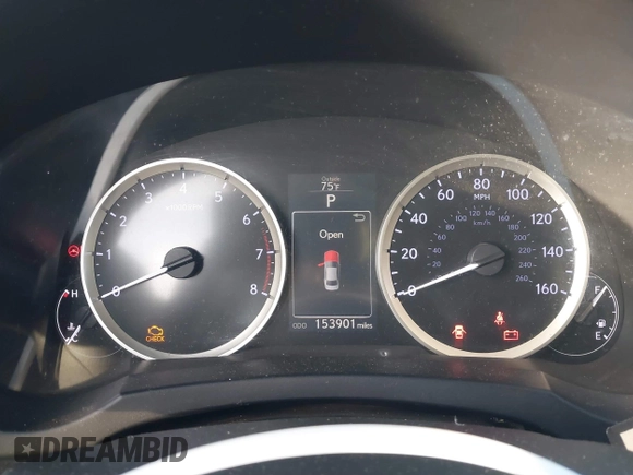 2014 Lexus IS 250 with VIN JTHBF1D23E5037805, listed as a IAAI auction lot 41481565 with 153,901 mi miles and . Bid and sale history available at DreamBid. Image 7.