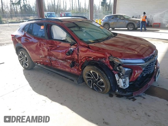 2024 Chevrolet Trax 2RS with VIN KL77LJE20RC231365, listed as a IAAI auction lot 41959654 with Not Provided miles and . Bid and sale history available at DreamBid. Image 1.