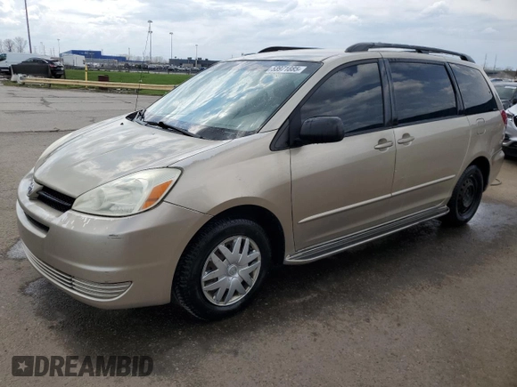 2005 Toyota Sienna CE with VIN 5TDZA23C65S323723, listed as a Copart auction lot 53971885 with 152,025 mi miles and Clean Title. Bid and sale history available at DreamBid. Image 1.