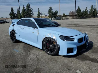 2024 BMW M2 with VIN 3MF13DM03R8D87379, listed as a Copart auction lot 45768905 with 12,388 mi miles and Salvage Title. Bid and sale history available at carsss.com. Image 4.