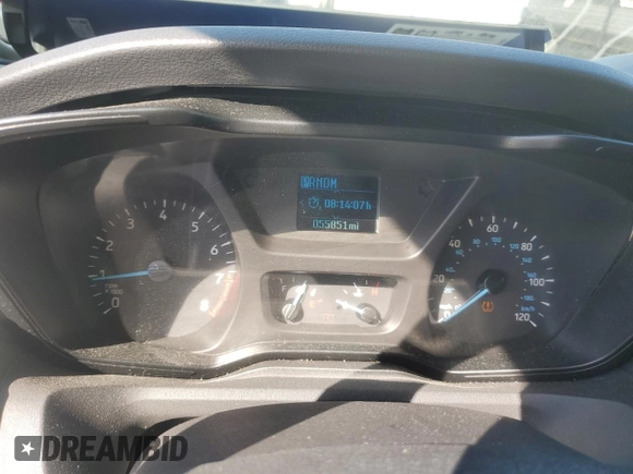 2015 Ford Transit Passenger XL with VIN 1FBAX2CM1FKB00328, listed as a Copart auction lot 43079865 with 55,851 mi miles and Salvage Title. Bid and sale history available at carsss.com. Image 9.