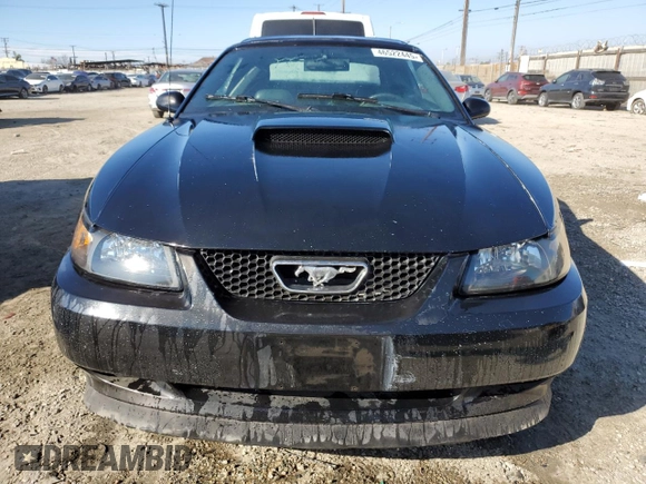 2001 Ford Mustang GT Deluxe with VIN 1FAFP45X51F165193, listed as a Copart auction lot 46522445 with 196,906 mi miles and Salvage Title. Bid and sale history available at carsss.com. Image 5.