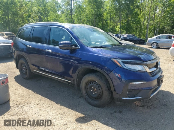 2020 Honda Pilot Touring 7-Passenger with VIN 5FNYF6H60LB501439, listed as a Copart auction lot 62011095 with Not provided miles and Salvage title. Bid and sale history available at DreamBid. Image 4.